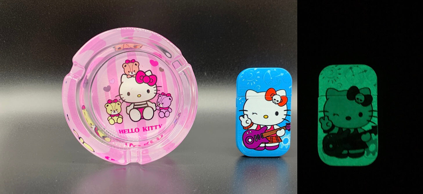 Hello kitty astray and lighter – WISE FUME