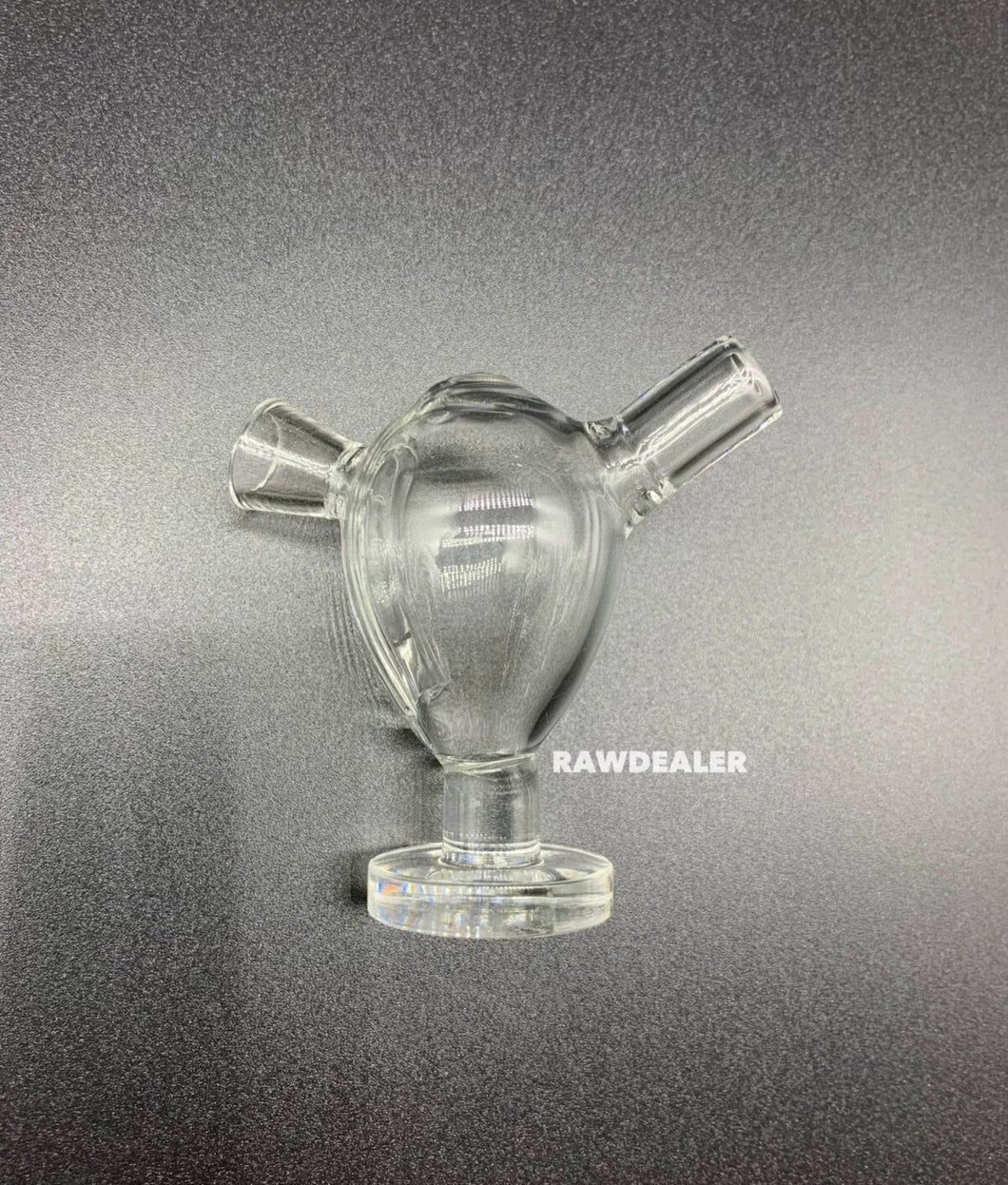 glass cone bubbler smoke water pipe