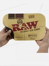 Load image into Gallery viewer, RAW large rolling tray flight + raw rolling tray magnetic cover
