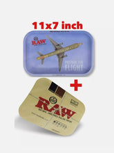 Load image into Gallery viewer, RAW large rolling tray flight + raw rolling tray magnetic cover
