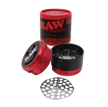 Load image into Gallery viewer, Raw Buddy Mill Grinder 60mm 3 Piece Multi Phase +Raw Phoenix Lighter + Raw Extendo Lighter
