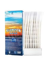 Load image into Gallery viewer, Elements Organic 1 1/4 Size cone pre rolled (50, 100, 200, 300, 400, 500) + Raw refillable torch lighter + Cone Glass Holder Tip
