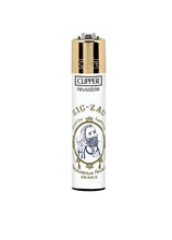 Load image into Gallery viewer, Zig Zag Unbleached King Size cone pre rolled + Zig Zag Clipper Refillable Lighter + Glass Tip
