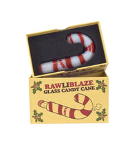 Load image into Gallery viewer, Rawliblaze Raw Glass Candy Cane Cone Holder + Raw Phoenix Lighter + Raw Extendo Lighter
