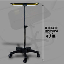 Load image into Gallery viewer, Raw Black XXL Rolling Table Tray Adjustable Height + Raw Phoenix Lighter (Red Black Brown color) Refillable
