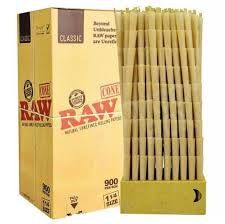 raw classic 1 1/4 size pre rolled cone with filter tip (50, 100, 200, 300, 400, 500)