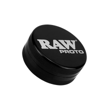 Load image into Gallery viewer, RAW PROTO aerospace-grade aluminum grinder 2.5” black color
