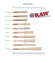 Load image into Gallery viewer, RAW black 1 1/4 size pre rolled cone (50, 100, 200, 300, 400, 500)+raw 1 1/4 size cone 6 six Shooter filler
