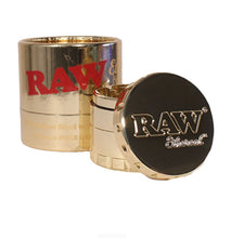 Load image into Gallery viewer, RAW ethereal grinder 60mm heavy stainless steel with gold plating
