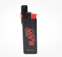 Load image into Gallery viewer, RAW classic ethereal king size pre rolled cone + raw phoenix lighter + raw extendo lighter
