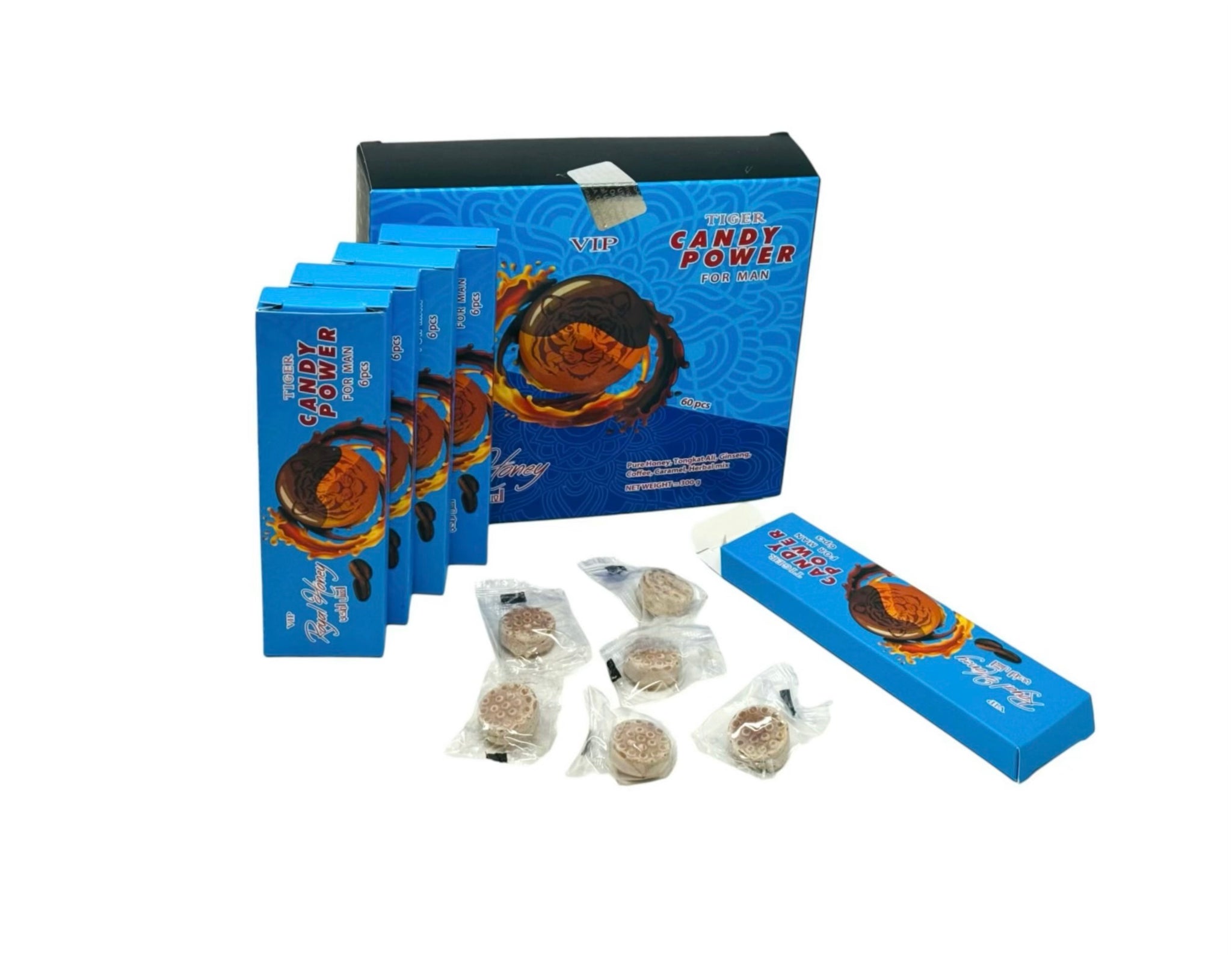 VIP Royal Honey Candy Power For Man 6pcs/pack Tiger Flavor – WISE FUME