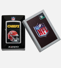 Load image into Gallery viewer, Zippo Windproof Lighter NFL Kansas City Chiefs Design + Zippo Lighter Fuel + Zippo Flints + Zippo Wick
