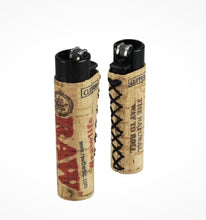 Load image into Gallery viewer, Raw Clipper Full Metal Lighter Black Color + Raw Clipper Cork Lighter
