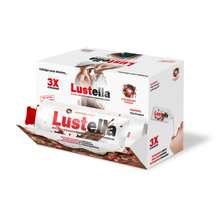 Load image into Gallery viewer, Lustella Sexual Enhancement Hazelnut Spread With Cocoa 15G Made In USA ( original hazelnut, banana fondue, strawberry fondue, dubai chocolate)
