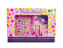 Load image into Gallery viewer, Blazy Susan Smoker’s Kit - Candy Pink Color (includes rolling tray, ashtray, rolling machine, grinder)
