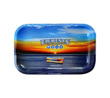 Load image into Gallery viewer, Elements Metal Rolling Tray 11”x7” + Elements Phoenix Lighter
