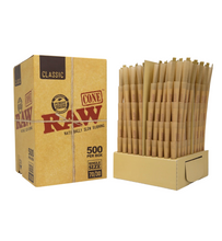 Load image into Gallery viewer, Raw dogwalker 70/30 pre rolled cone single size + raw phoenix lighter + raw extendo lighter + glass tip
