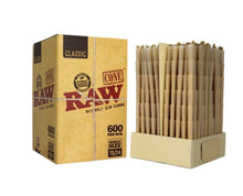 Load image into Gallery viewer, Raw Single 70/24 Size cone pre rolled (50, 100, 200, 300, 400, 500) + Raw refillable torch lighter + Cone Glass Holder Tip

