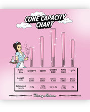 Load image into Gallery viewer, Blazy Susan pink king size cone pre rolled (50, 100, 200, 300, 400, 500)
