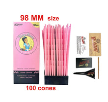 Load image into Gallery viewer, Blazy Susan pink 98 size cone pre rolled (50, 100, 200, 300, 400, 500) + RAW cone loader kit king size &amp; 98 special
