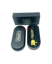 Load image into Gallery viewer, Raw Clipper Metal Lighter Black Color + Clipper Mex Skulls Metal Lighter Gold Color
