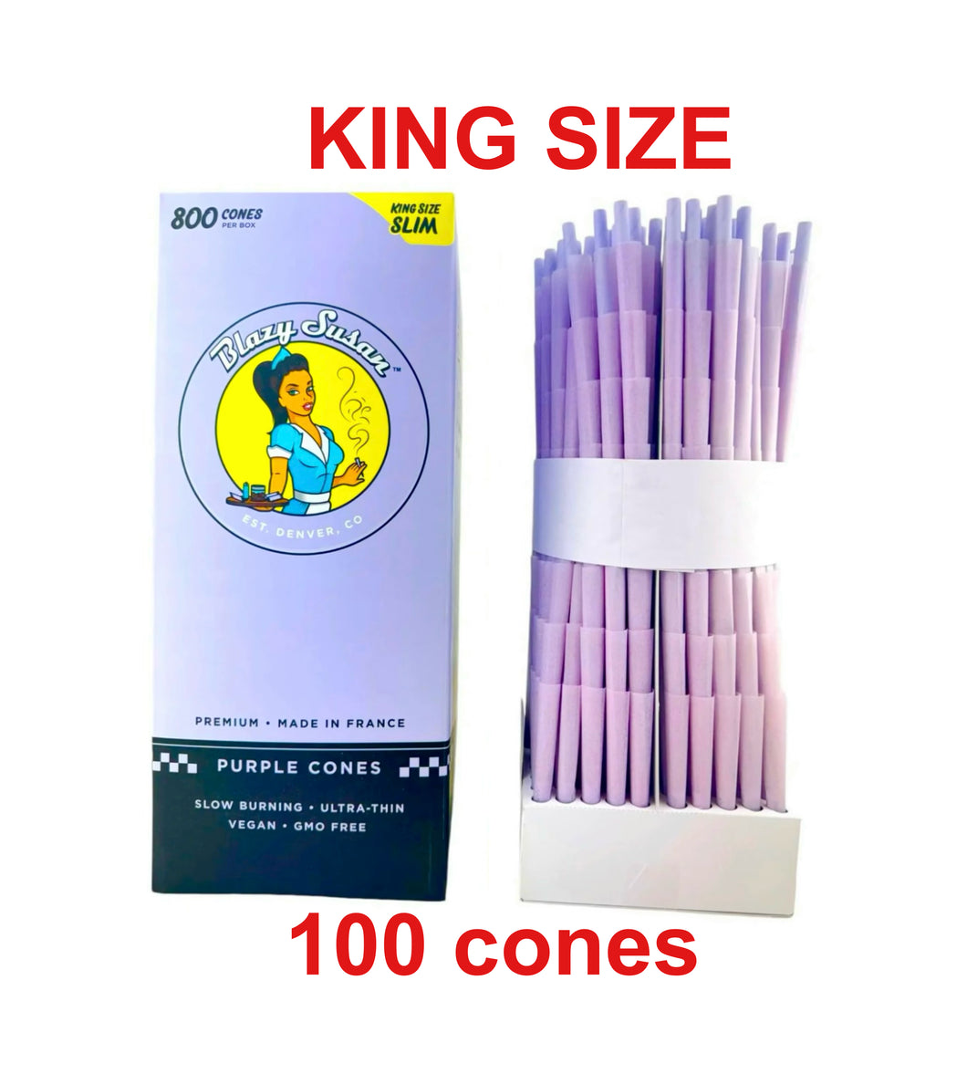 Blazy Susan purple king size cone pre rolled (50, 100, 200, 300, 400, 500)