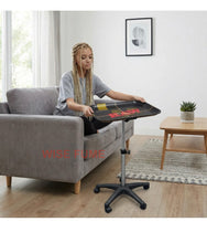 Load image into Gallery viewer, Raw Black XXL Rolling Table Tray Adjustable Height + Raw Phoenix Lighter (Red Black Brown color) Refillable
