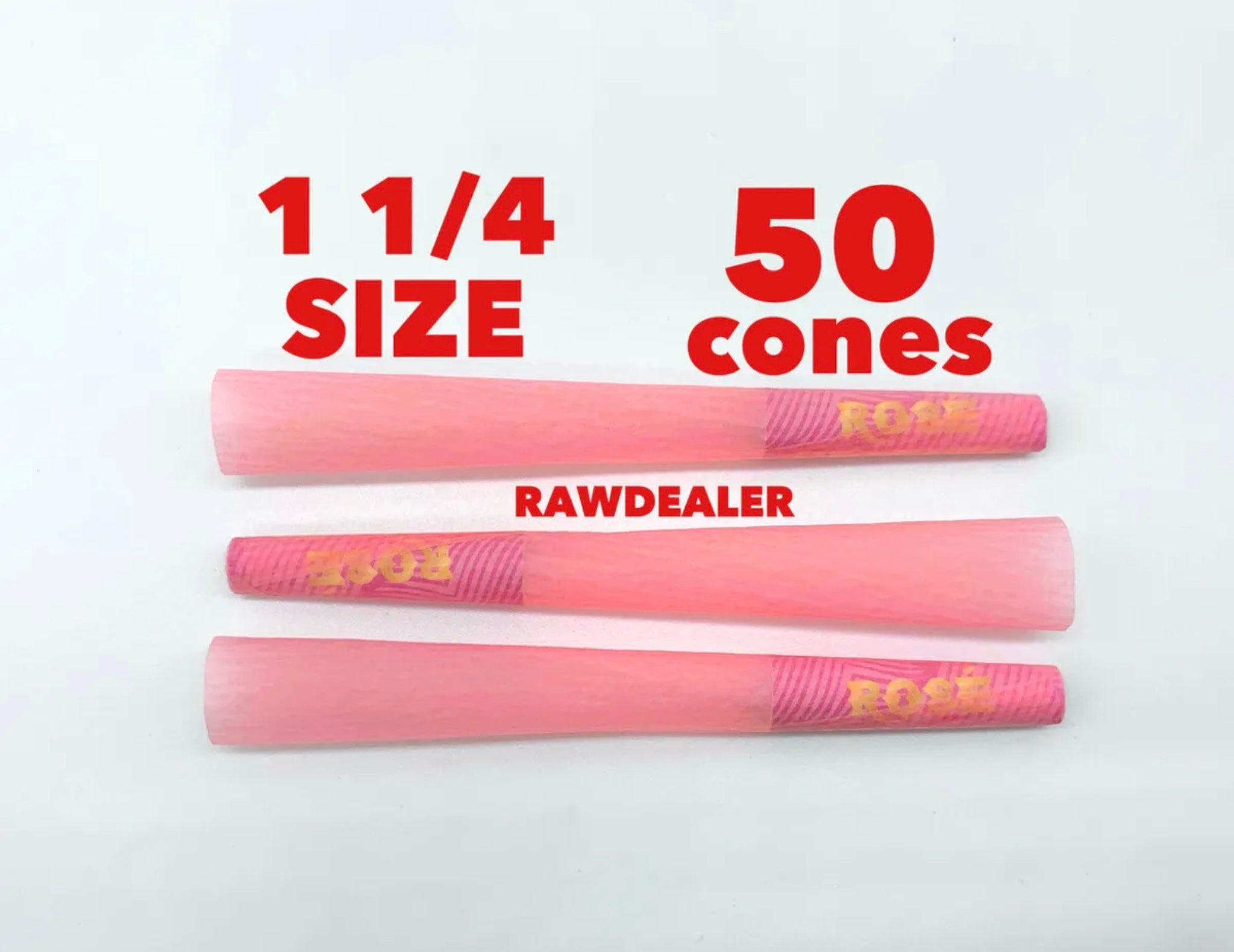 Endo Roses Endo Rose Heights Pink rose Pre Rolled Cone 1 1/4 size (100, 200, 300 ...