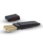 Load image into Gallery viewer, raw cone classic 1 1/4 size pre rolled cone(100pk, 50pk) +RAW three tree cone case
