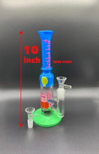 Load image into Gallery viewer, 10 inch glass Peppa Pig bubbler bong  premium / premium glass bong with 2 bowls
