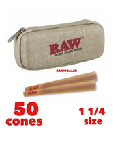 Load image into Gallery viewer, RAW Classic 1 1/4 Size Pre-Rolled Cones (100, 200, 300, 500)+raw Cone Wallet
