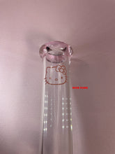 Load image into Gallery viewer, 10&quot; inch Pink Hello Kitty Bong Glass Water Pipe with 2X 14mm bowl
