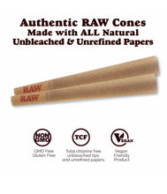 Load image into Gallery viewer, RAW black king size classic Pre-rolled cones with 3 in 1 grinder
