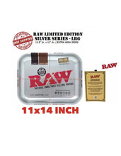 Load image into Gallery viewer, raw large rolling metal tray+raw tray crump catcher+raw lighter
