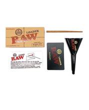 Load image into Gallery viewer, raw king 98 size cone loader+M glass herb stash jar UV smell proof+boveda

