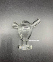 Load image into Gallery viewer, raw glass cone bubbler smoke water pipe fit for raw zig zag elements pre cone
