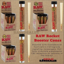 Load image into Gallery viewer, raw rocket booster king size pre rolled cone 3 packs (Lemon Jack)
