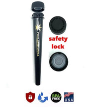 Load image into Gallery viewer, large natural wooden poker 8.75”(225mm)+glass cone holder tip+safety lock tube
