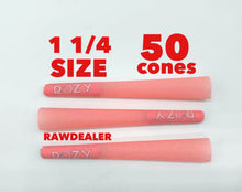 Load image into Gallery viewer, ROZY Pink rose Pre Rolled Cones 1 1/4 size
