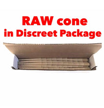 Load image into Gallery viewer, Raw cone Classic King Size pre rolled cone +3X glass cone holder tip
