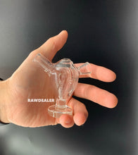 Load image into Gallery viewer, raw glass cone bubbler smoke water pipe fit for raw zig zag elements pre cone
