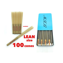 Load image into Gallery viewer, raw lean size pre rolled cone(200pk, 100pk, 50pk)+steel slide lock cone holder  case
