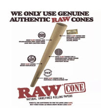 Load image into Gallery viewer, RAW classic King size cone with tip(100 packs)+raw aluminum cigar tube
