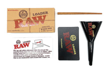 Load image into Gallery viewer, RAW 98 king size cone loader kit + rechargeable electric herb grinder
