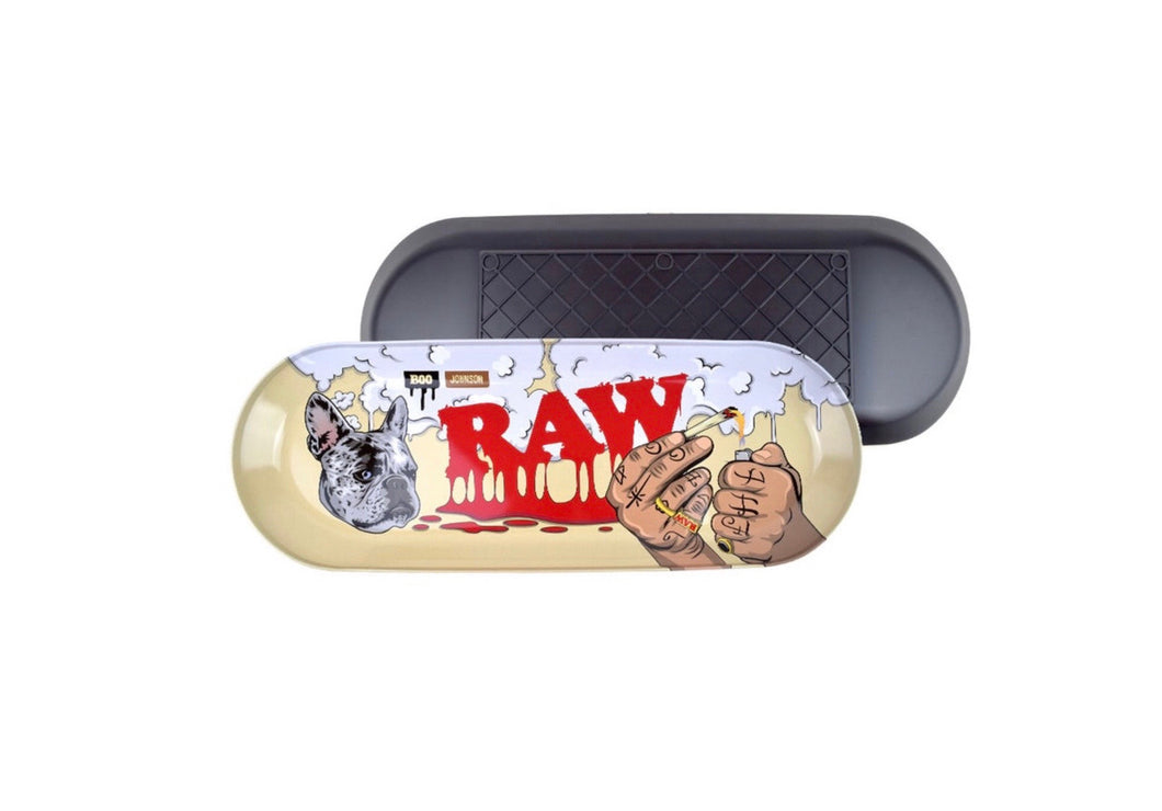 Raw X Boo Johnson Skate Deck Rolling Tray