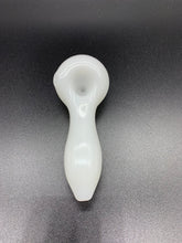 Load image into Gallery viewer, 4.1 inch  white glass tobacco pipe | Tobacco smoking  pipe | glass hand pipe
