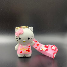 Load image into Gallery viewer, hello kitty lighter | hello kitty figure lighter | glow in dark lighter | refillable lighter| red flame torch
