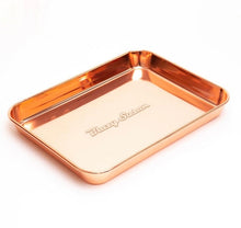 Load image into Gallery viewer, Blazy Susan Stainless Steel rolling tray rose gold  | hello kitty grinder | 3in1 grinder | torch lighter | rechargeable electric grinder
